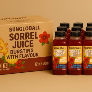 Pack of 12 Sungloball Sorrel Juice 350ml
