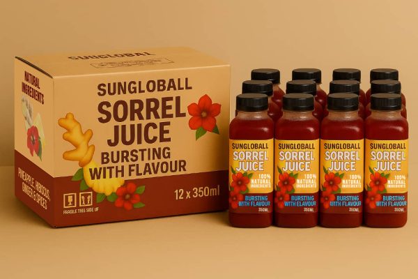 Pack of 12 Sungloball Sorrel Juice 350ml
