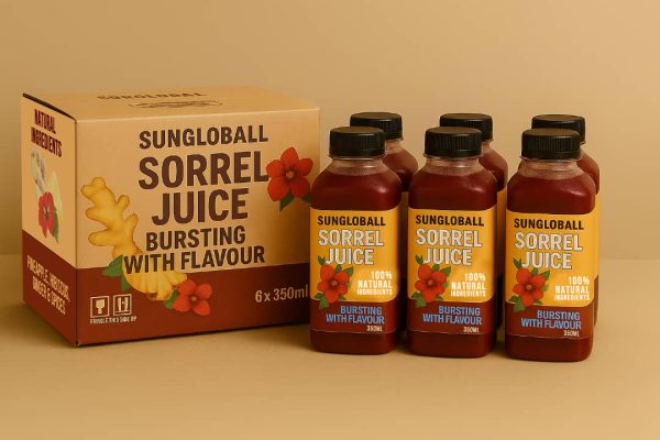 Pack of 6 Sungloball Sorrel Juice 350ml